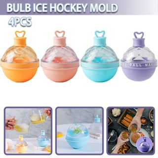 Light Bulb Ice Ball Maker Sphere Ice Molds Creative Shape Round Ice Cube Mold