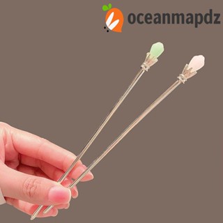 Oceanmapdz สไตล์จีน เข็มกลัดผม หรูหรา สไตล์ที่ละเอียดอ่อน เครื่องมือเฉพาะ ออกแบบ สาว ของขวัญ เครื่องประดับ ฮั่นฝู โลหะผสม สาว กิ๊บ