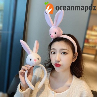 Oceanmapdz ที่คาดผมกระต่าย น่ารัก แฟชั่น หวาน ตุ๊กตา สําหรับเด็กผู้หญิง สัตว์ ผ้าคาดศีรษะ ล้างหน้า การ์ตูน ผู้หญิง ที่คาดผม