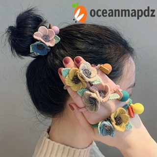 Oceanmapdz ที่คาดผม น่ารัก เรียบง่าย ผู้หญิง ดอกไม้ ยืดหยุ่น เด็กผู้หญิง ที่คาดผม