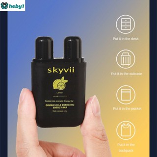 Skyvii Vitality Anti-sleeping Energy Stick ทำความสะอาดตับจมูกสมุนไพรกล่องคู่ Refreshing Stick Sleepy ขับรถ heby1