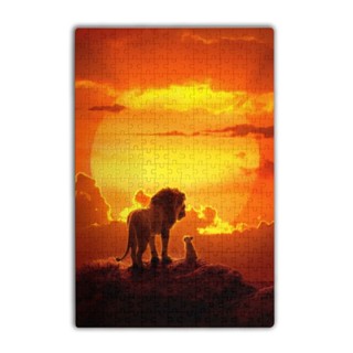 พร้อมส่ง จิ๊กซอว์ปริศนา The Lion King (1) สําหรับผู้ใหญ่ 1000 ชิ้น