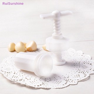 Ruisurshine ใหม่ เครื่องปอกเปลือกกระเทียม พลาสติก แบบแมนนวล สีขาว