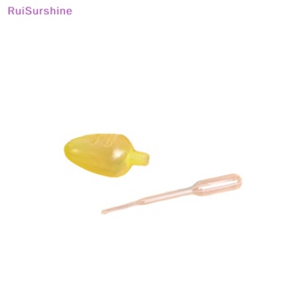 Ruisurshine ใหม่ ขวดซอสมะเขือเทศ ซอสมะเขือเทศ ขนาดเล็ก พกพาง่าย สําหรับใส่อาหารกลางวัน เบนโตะ 3 ชิ้น