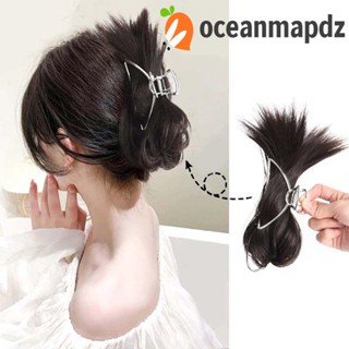 Oceanmapdz กิ๊บติดผม รูปปลาฉลาม สีดํา สไตล์สตรีท