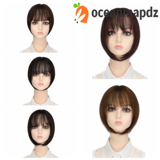 Oceanmapdz วิกผมหน้าม้า 3D ทนความร้อน สําหรับผู้หญิง