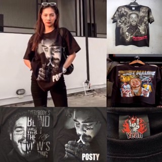 เสื้อเลือกตั้ง เสื้อยืด POST MALONE สกรีนหน้า-หลัง สกรีนชัด สวยงาม วินเทจเท่ๆ เสื้อวง(ไซต์ยุโรป)