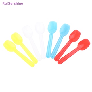 Ruisurshine ช้อนตักไอศกรีม พลาสติก น่ารัก สําหรับปาร์ตี้ 50 ชิ้น