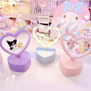 Harriett โคมไฟกลางคืน LED รูป Cinnamoroll Kuromi ของเล่นสําหรับเด็กนักเรียน