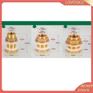 [Lovoski2] อะแดปเตอร์ท่อเชื่อมต่อถังเก็บน้ํา ไม่รั่วซึม สําหรับสวน M3/4 นิ้ว M1 นิ้ว DN15