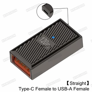 Type C ถึง USB 3.1 10Gbps OTG อะแดปเตอร์ USB C ชาย USB A ตัวแปลงข้อมูลหญิง 120W Fast Charging สําหรับ MacBook Pro Samsung Xiaomi