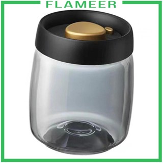 [Flameer] โหลแก้ว พร้อมฝาปิด สําหรับเก็บอาหารสัตว์เลี้ยง ขนมขบเคี้ยว