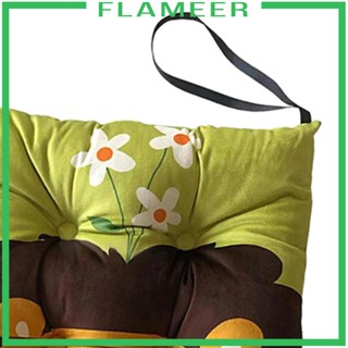 [Flameer] เบาะรองนั่งเก้าอี้ ทรงสี่เหลี่ยม พร้อมเนคไทน์ สําหรับเด็กอนุบาล 30x30 ซม.