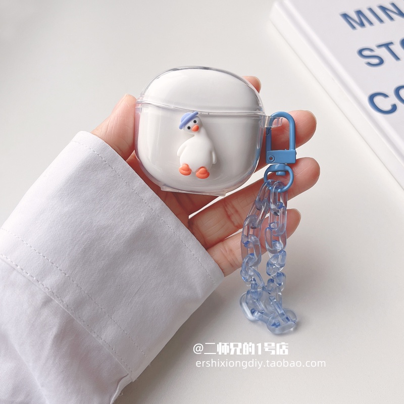 Stock Readyhat เคสเป็ดสําหรับ Edifier W220T W320TN X2S 300NB GM3 X3 ฝาครอบซิลิโคนโปร่งใสหูฟังฝาครอบก