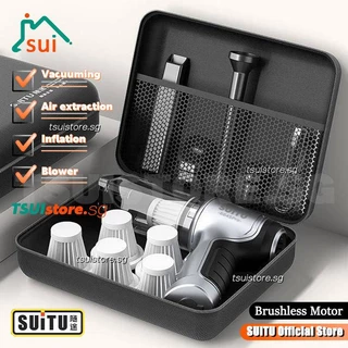 Suitu มอเตอร์ไร้แปรงเครื่องดูดฝุ่นไร้สาย Blower ไร้สาย 4 In1 รถ Strong ดูดเครื่องดูดฝุ่น Duster เครื่องฝุ่นมือถือ