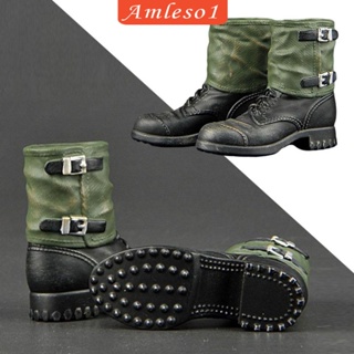 [Amleso1] โมเดลฟิกเกอร์ 1/6 Combt Shoes Germn Soldier Hmde 12 นิ้ว ของเล่นสําหรับเด็ก