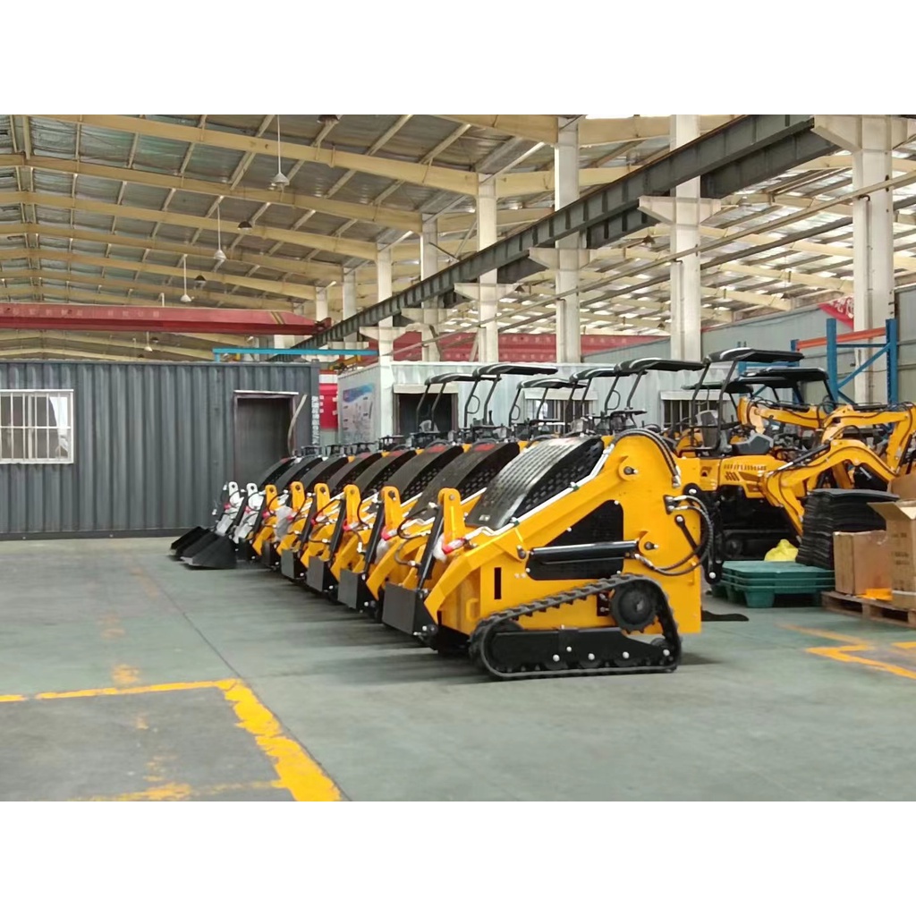 460V Skid Steer Loader Wheel Hydraulic Mini Loader Loader Small Front End Articulated Factory Price 