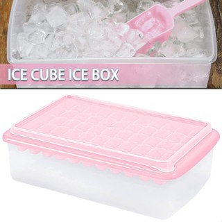 55 Grids Ice Cube Tray with Lid Party Bar Ice Cube Maker Mould Ice Storage Box