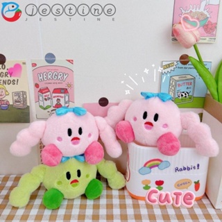 Jestine พวงกุญแจตุ๊กตาฟิกเกอร์ รูปการ์ตูนอนิเมะ Star Kirby Muscle Kirby สีชมพู สําหรับเด็ก