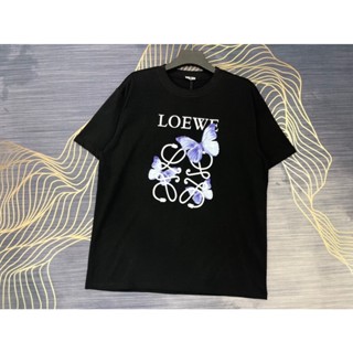 เสื้อยืดแขนสั้น พิมพ์ลาย LOEW สวมใส่สบาย สําหรับผู้ชาย และผู้หญิง