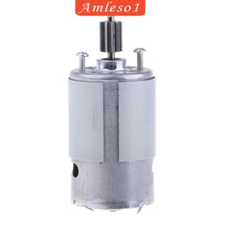 [Amleso1] มอเตอร์เกียร์ไฟฟ้า DC 12V 6V 6V 390 12 ซี่ สําหรับเด็ก