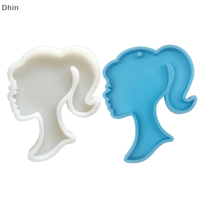 [Dhin] แม่พิมพ์ซิลิโคน รูปหัวตุ๊กตาบาร์บี้ เจ้าหญิง สําหรับทําเค้ก ช็อคโกแลต บิสกิต ฟองดองท์ DIY COD