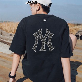 เสื้อยืดแขนสั้น พิมพ์ลาย MLB NYY แฟชั่นสําหรับผู้ชาย