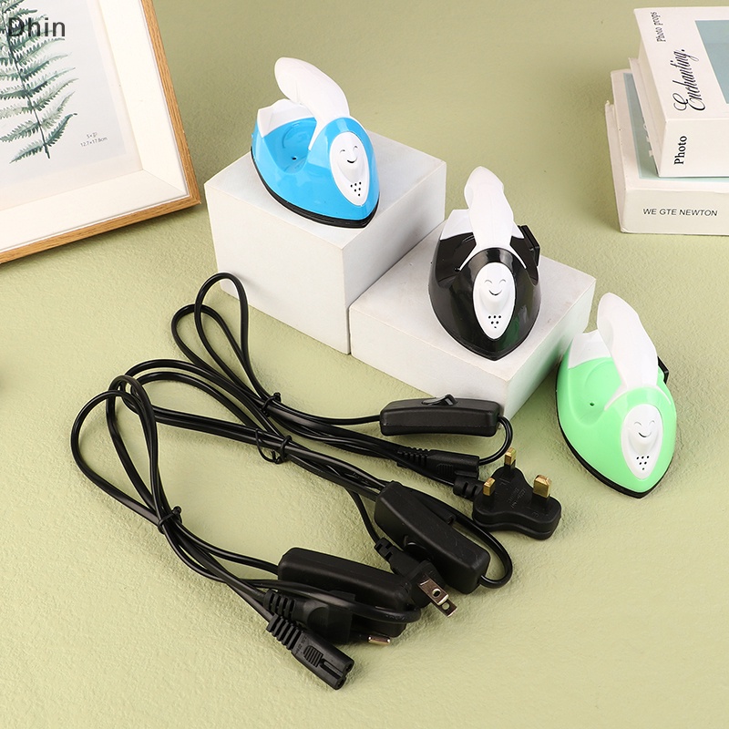 [Dhin] Craft Iron เตารีดไฟฟ้าแบบพกพา Handy Heat Press Diy เตารีดขนาดเล็กสําหรับรีดผ้าเสื้อผ้าซักรีดเครื่องใช้ไฟฟ้า EU/US/UK Plug COD