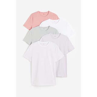 H&amp;M  Man 5-pack Slim Fit T-shirts 0624684_3