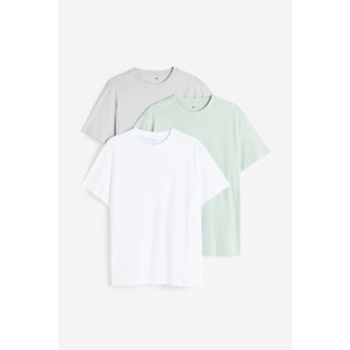 H&amp;M  Man 3-pack Regular Fit Round-neck T-shirts 0945531_7