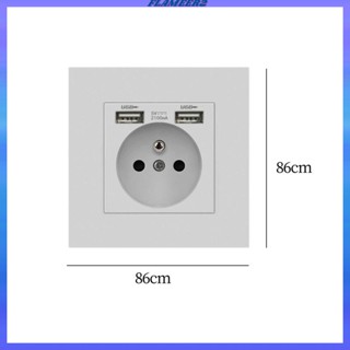 [Flameer2] ซ็อกเก็ตชาร์จไฟฟ้า USB สําหรับเครื่องใช้ในครัวเรือน