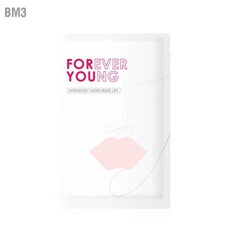 BM3 Moisturizing Lip Mask วิตามิน E Exfoliating Dead Skin Removal ต่อต้านริ้วรอยคอลลาเจนริมฝีปาก Pads