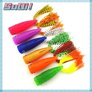 Suqi เหยื่อตกปลาเทราท์จําลอง แบบนิ่ม สีสดใส ใช้ซ้ําได้ 7 ซม. 15 กรัม