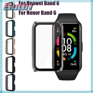 Suqi เคส PC ป้องกันเต็มรูปแบบ สําหรับ Huawei Band 6 Honor Band 6