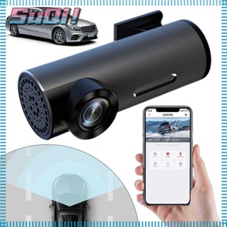 Suqi กล้องบันทึกวิดีโอ DVR 360 องศา Wifi 24H สีดํา อุปกรณ์เสริม สําหรับรถยนต์