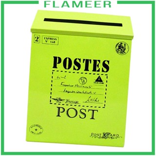 [Flameer] กล่องจดหมาย กล่องจดหมาย แบบเหล็กชุบสังกะสี