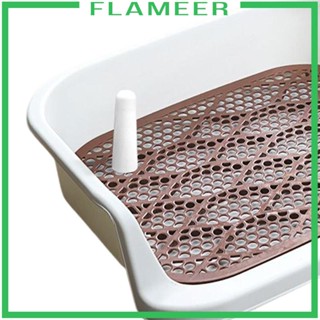 [Flameer] ถาดรองกระโถน ถอดออกได้ กันกระเด็น สําหรับฝึกสัตว์เลี้ยง สุนัข