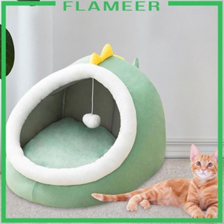 [Flameer] เต็นท์บ้านแมวน่ารัก ขนาดเล็ก สําหรับสัตว์เลี้ยง สุนัข แมว