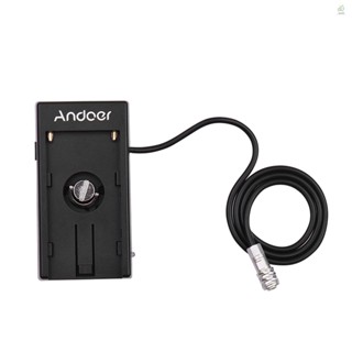 MIT Andoer Camera DV Battery Power Supply Mount Plate Adapter for Blackmagic Cinema Pocket Camera BMPCC 4K for  NP-F970 F750 F550 Battery