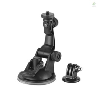 MIT Action Camera Accessories Car Suction Cup Mount + Tripod Adapter for  hero 7/6/5/4 SJCAM /YI