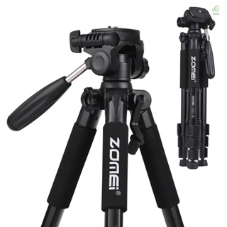 MIT ZOMEI Q111 142cm/56 Inch Lightweight Portable Aluminum Alloy Camera Travel Tripod with Quick Release Plate/ Carry Bag for Canon   DSLR Smartphone