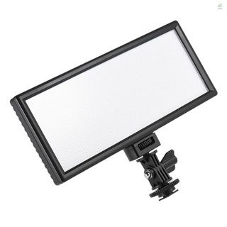 MIT L132T Professional Ultra-thin LED Video Light Photography Fill Light Adjustable Brightness and Dual Color Temp. Max Brightness 1065LM 3300K-5600K CRI95+ for Canon   Pa