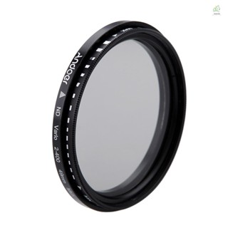 MIT Andoer 49mm ND Fader Neutral Density Adjustable ND2 to ND400 Variable Filter for Canon  DSLR Camera