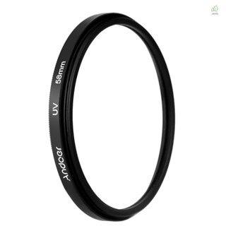 MIT Andoer 58mm UV Ultra-Violet Filter Lens Protector for Canon  DSLR Camera