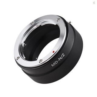 MIT Manual Lens Mount Adapter Ring Aluminum Alloy for Minolta MD MC Mount Lens to  Z5/Z6/Z7/Z50 Z-Mount Mirrorless Camera