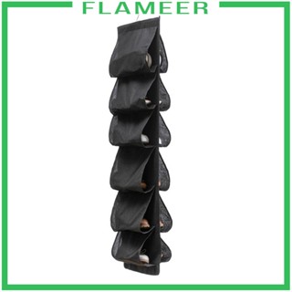 [Flameer] ที่แขวนรองเท้า แบบตาข่าย ทนทาน สําหรับแขวนเหนือตู้เสื้อผ้า ประตู