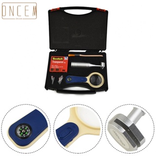 【ONCEMOREAGAIN】Cross Cut Tester Kit with 3 Blades and Magnifying Glass for Easy Assessment