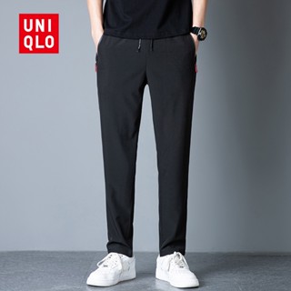 Uniqlo กางเกงกีฬาลําลอง ระบายอากาศ แบบแห้งเร็ว แฟชั่นฤดูใบไม้ผลิ และฤดูร้อน สําหรับผู้ชาย