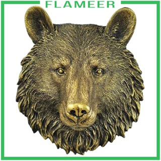 [Flameer] รูปปั้นสัตว์ แบบติดผนัง สําหรับตกแต่งบ้าน นอกบ้าน ในร่ม