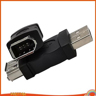 [PrettyiaTH] อะแดปเตอร์สายเคเบิล 1394 6 Pin Female F เป็น USB สําหรับฮาร์ดดิสก์